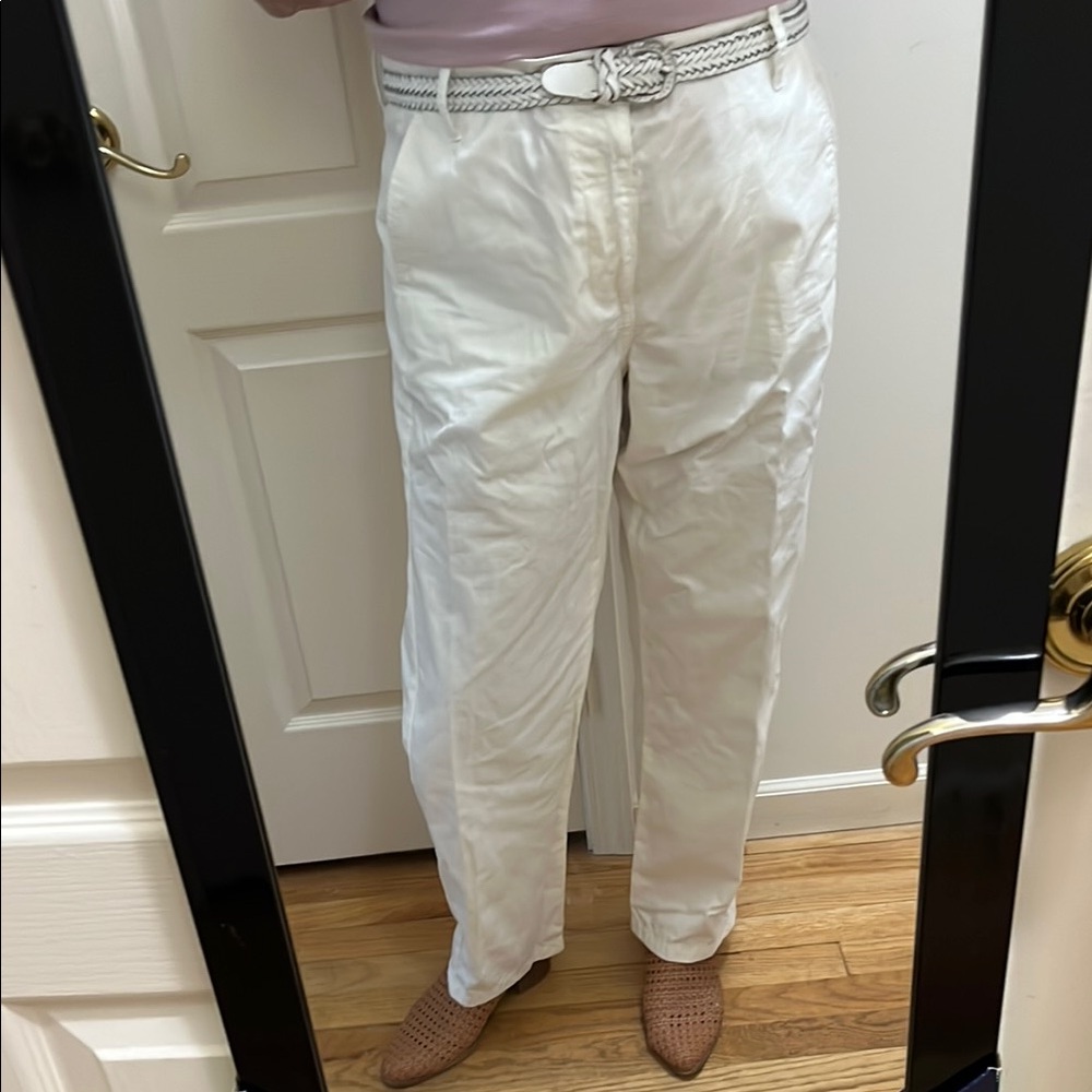 Jcrew slouchy boyfriend chino size 31, natural color